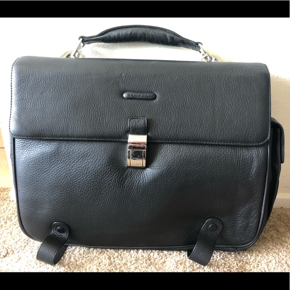 Piquadro leather briefcase